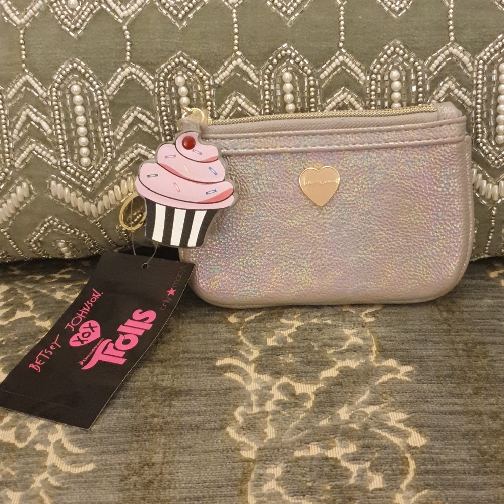 Betsey Johnson Trolls Coin Pouch